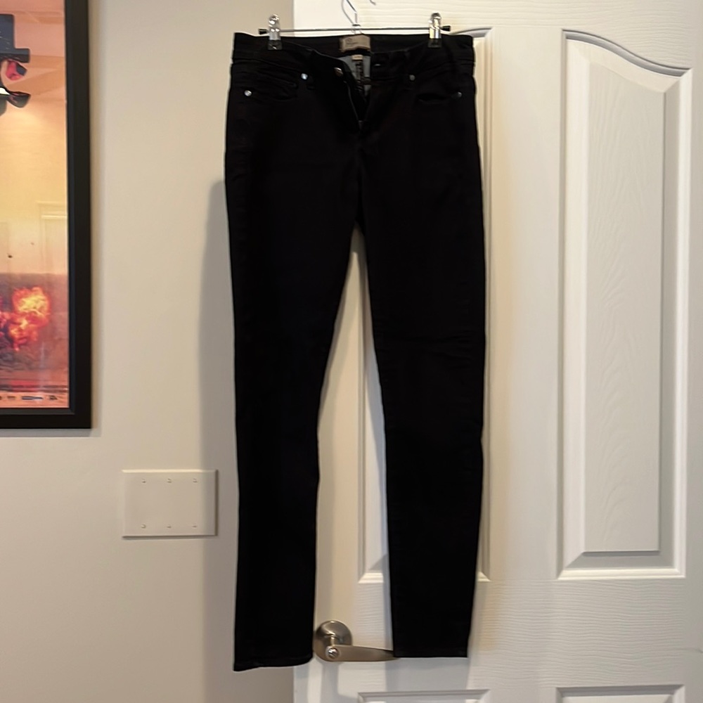 Black Stretchy Paige Jeans
